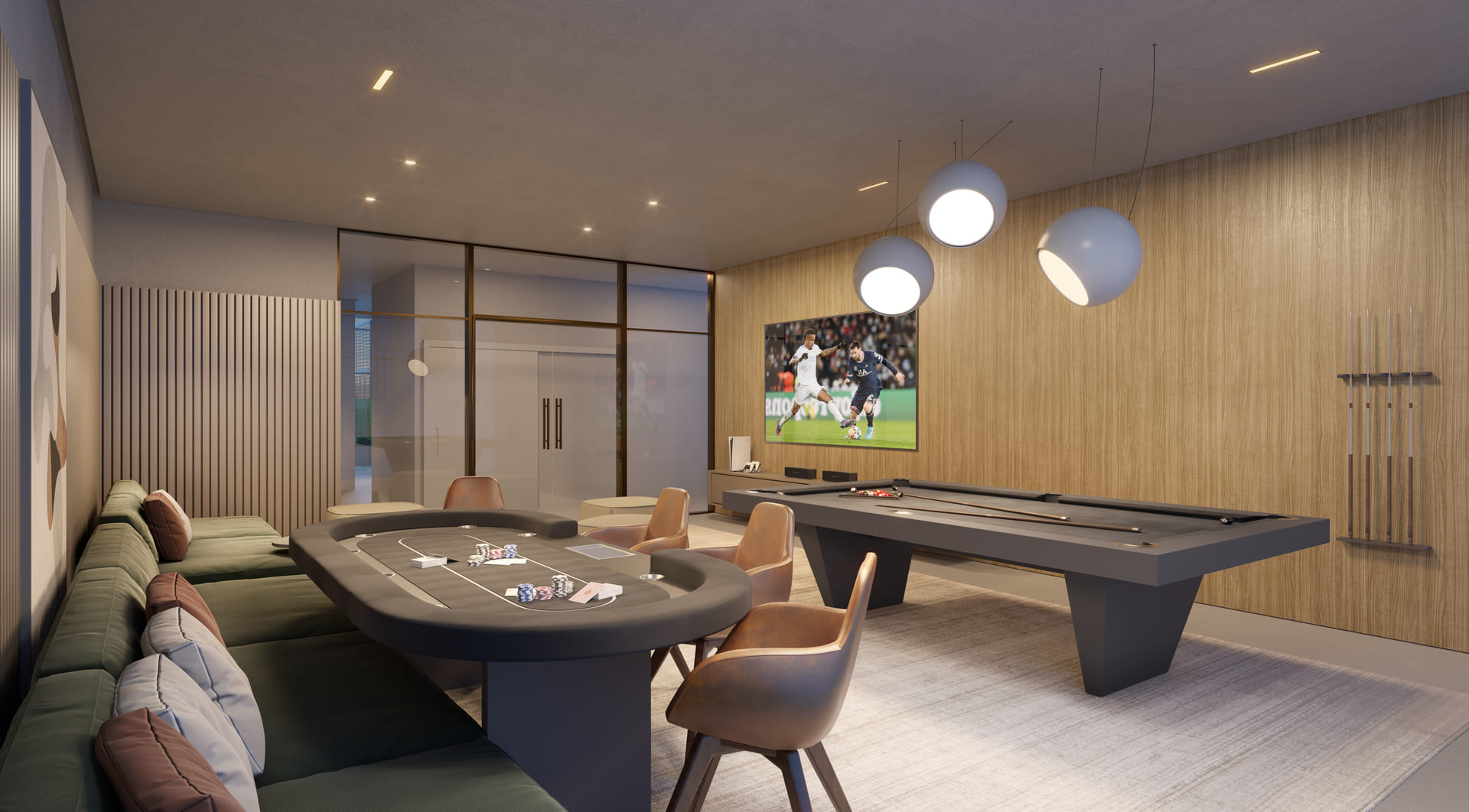 <p>Sala de jogos</p>
