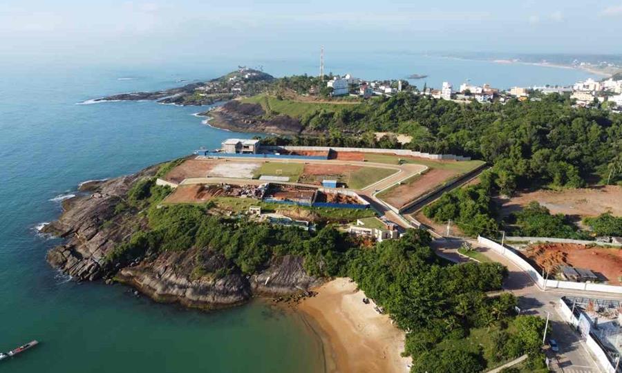 <p>Aerial view of the location</p>
