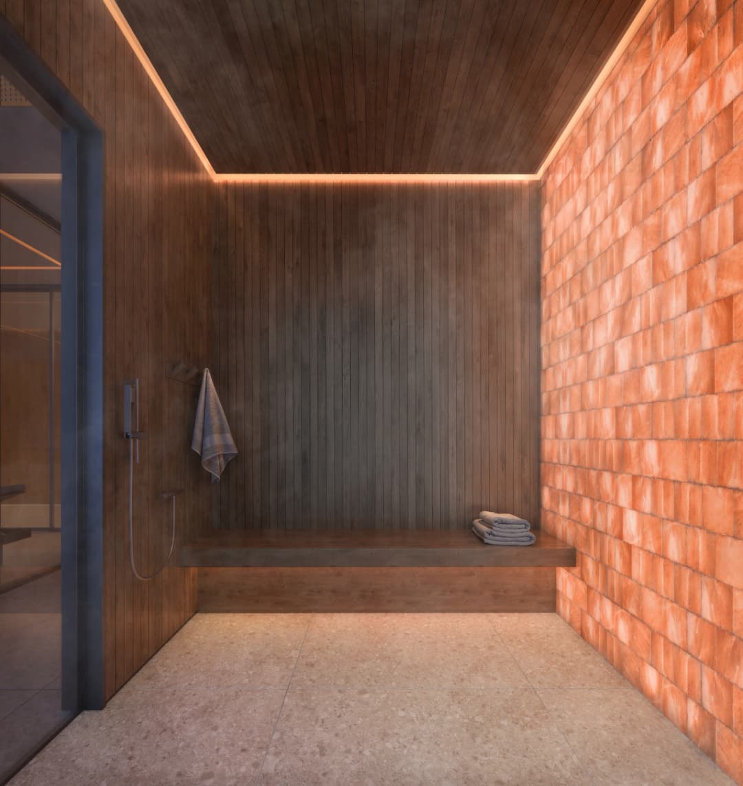 <p>Himalayan Salt Sauna</p>
